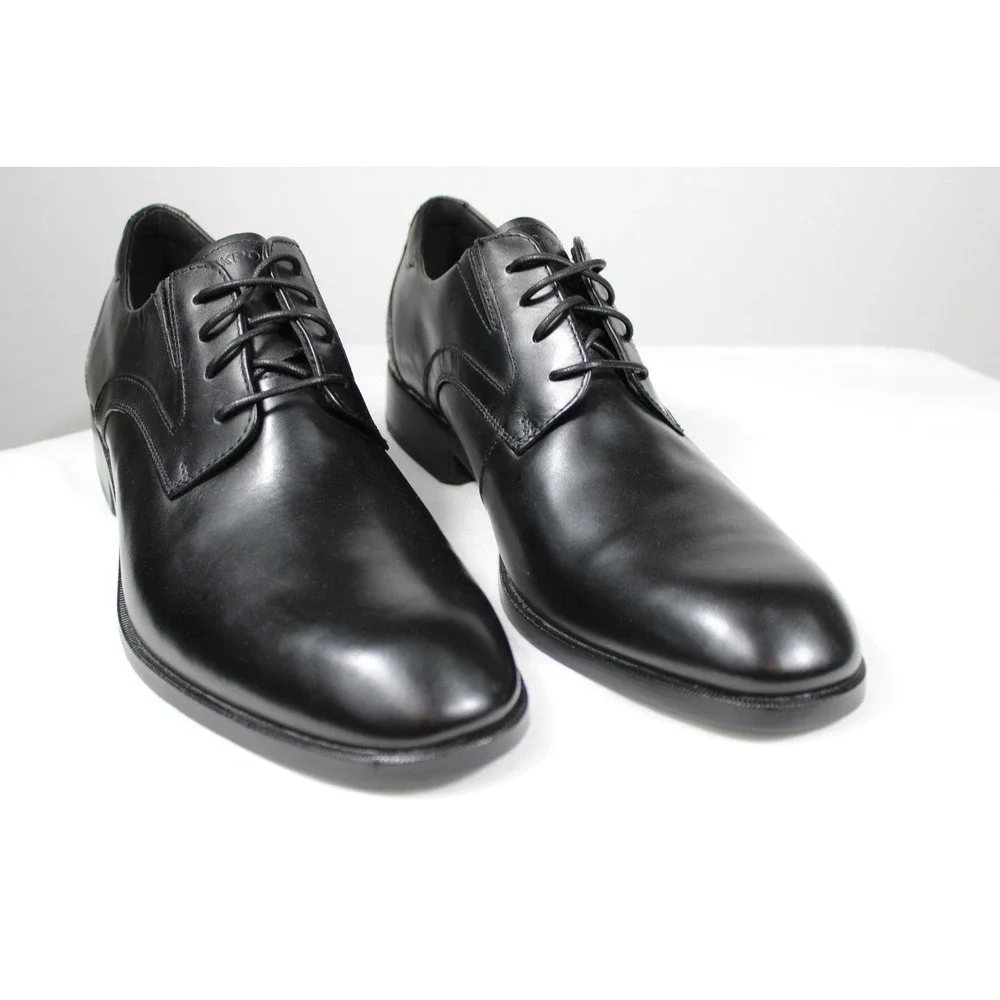 Rockport Men's Totalmotion Oxford Dress Shoes Size 13 W Black Leather